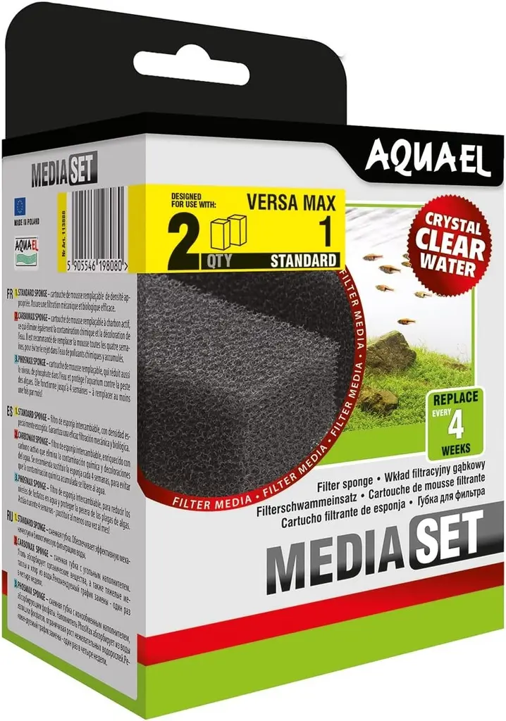 Aquael Filter Sponge For Versa Max 1 - 2 pcs