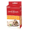 Bioline Catnip Biscuits, 80g, Cod Flavor, Digestive & Play Treat