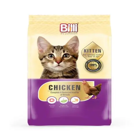 [06-5797] Billi Real Chicken Kitten Dry Cat Food - 3kg