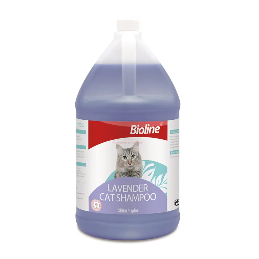[6970117126914] Bioline Bioline Lavender Cat Shampoo 3.8L (Cat) – 8L
