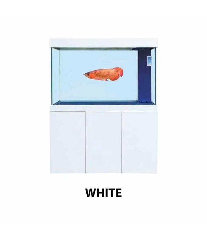 [BYEGM-1000-W] Boyu Luxury Aquarium EGM 1000 Series Color: White, Dimension: 1000L x 400W x 1530H mm – 1000L