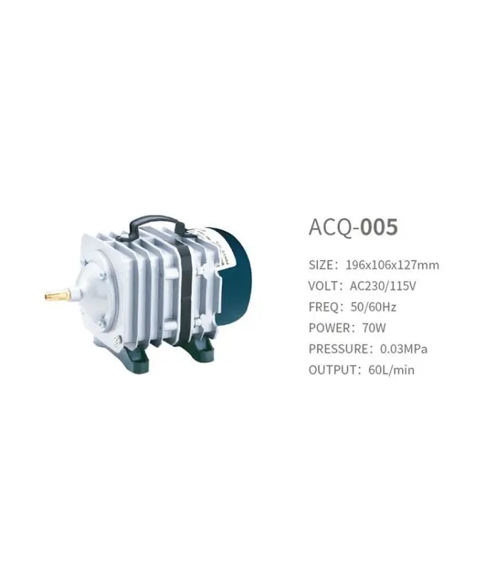 Boyu ACQ-Series Electromagnetic Aquarium Air Compressor - 60L/min