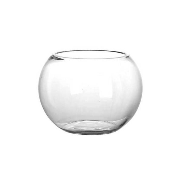 Camry Glass Round Aquarium Fish Bowl - 6 Inch