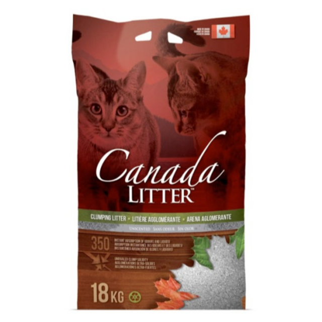 [897438401451] Canada Litter Unscented Clumping Cat Litter - 18kg