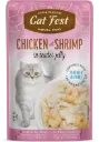 Cat Fest Chicken With Shrimp In Tender Jelly For Cats 70g