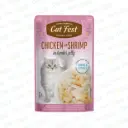 CatFestTenderJellyChickenWithShrimpWetCatFoodCan70g