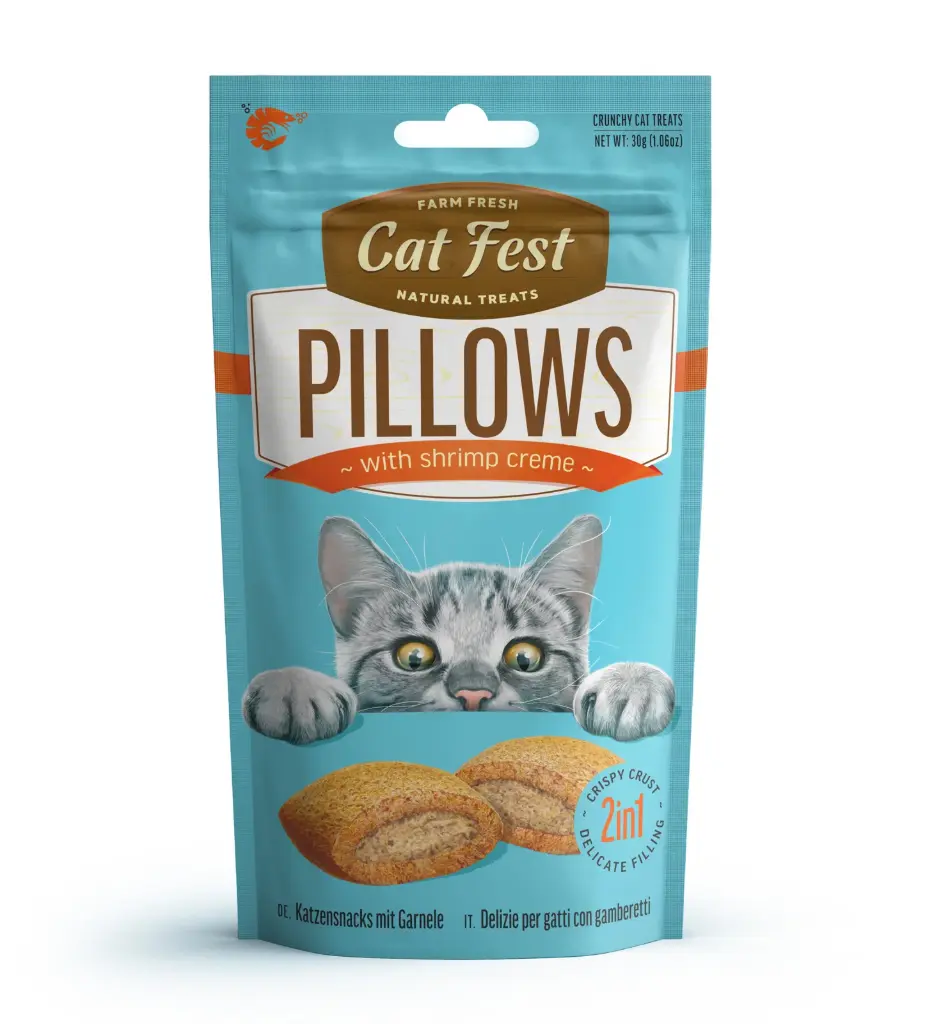 Cat Fest Pillows With Shrimp Cream Weight: 30g