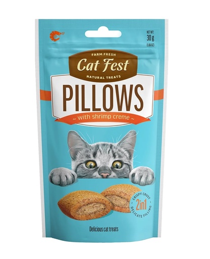 Cat Fest Pillows With Shrimp CreamWeight: 30g