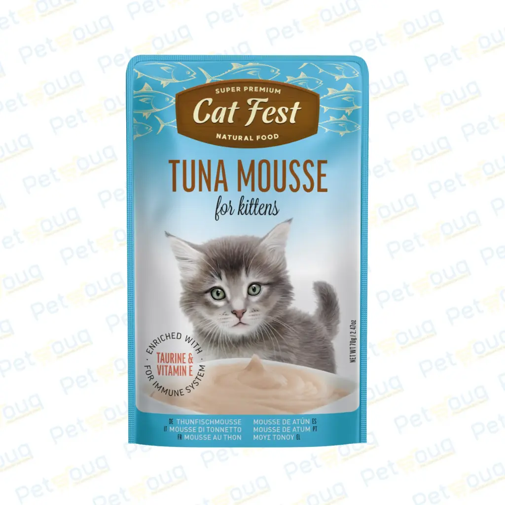 [79218961] Cat Fest Mousse Tuna For Kittens Wet Cat Food Can 70g