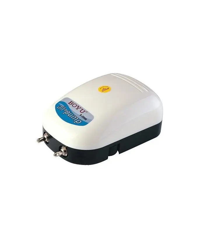 [APBYS2000] Boyu S-Series Double Outlet Aquarium Air Pump - 8L/min