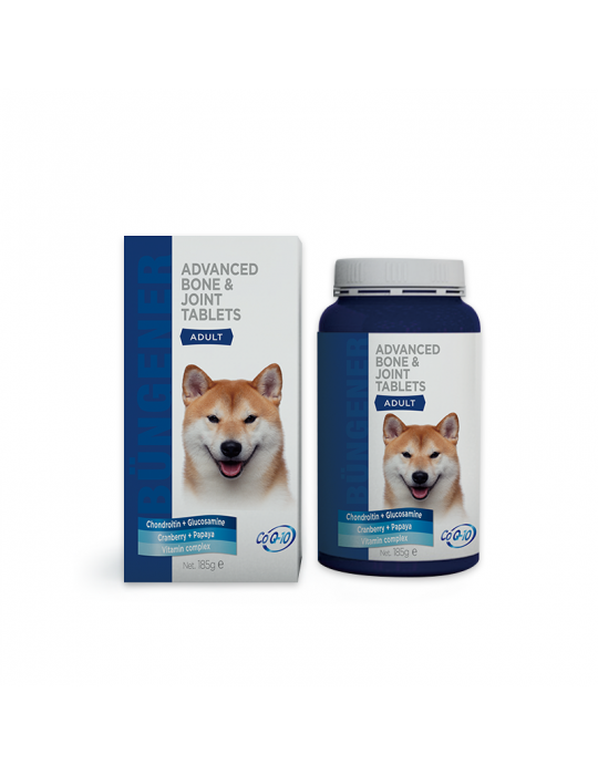 Bungener Advanced Bone & Joint Tablets For Dogs-Adult-185gWeight: 185g 