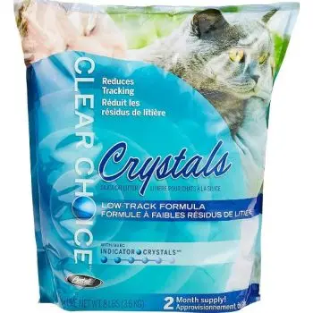 [068328200120] Clear Choice Silica Crystal Non-Clumping Cat Litter - 7.6L