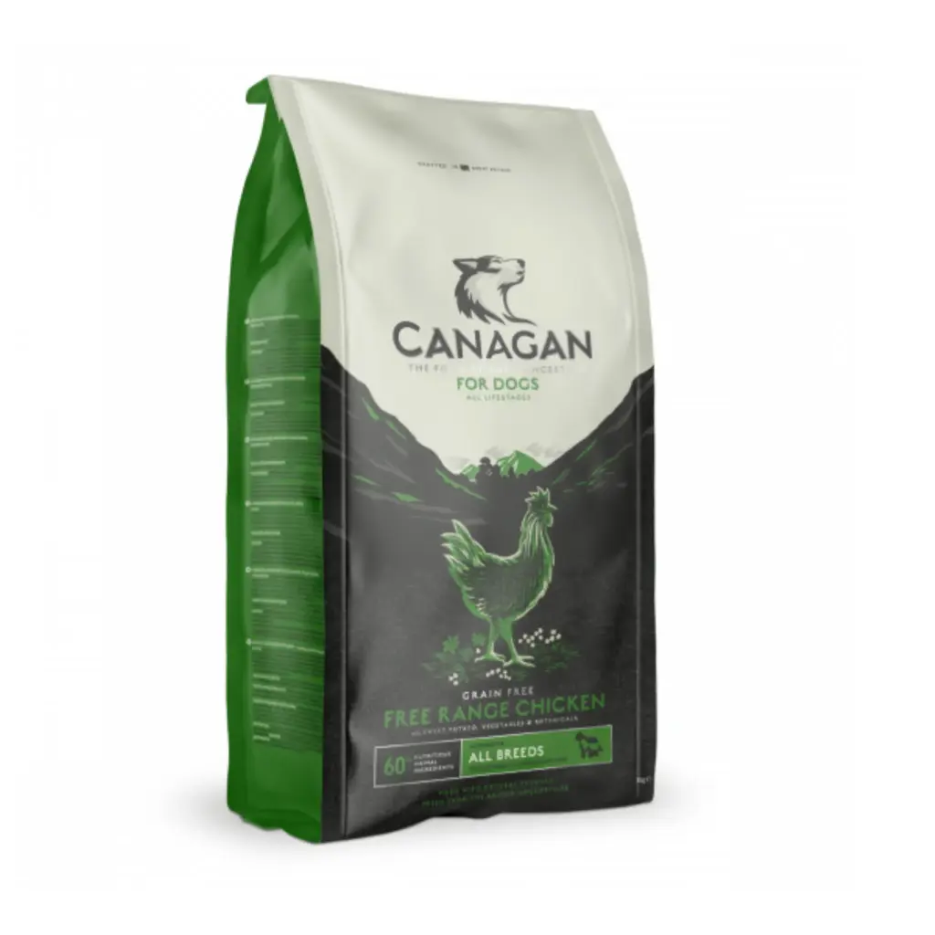 [300765] Canagan Free-Range Chicken Grain-Free Adult Dry Dog Food - 12kg