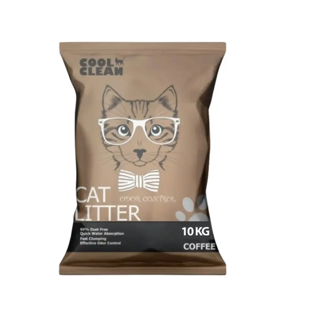 Cool Clean Clumping Cat LitterWeight: 10kg, Fragrance/Flavour: Coffee