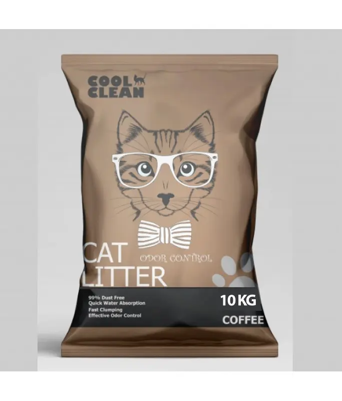 Cool Clean Clumping Cat LitterWeight: 10kg, Fragrance/Flavour: Coffee 