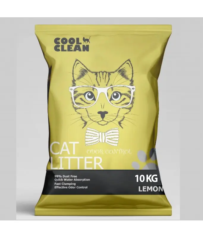 Cool Clean Clumping Cat LitterWeight: 10kg, Fragrance/Flavour: Lemon 