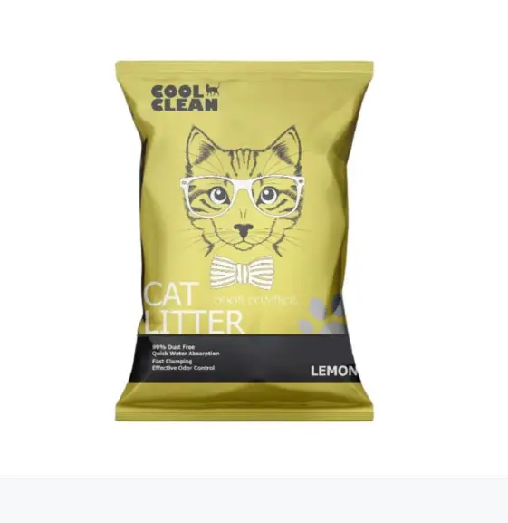 [6970882712039] Cool Clean Clumping Cat LitterWeight: 5kg, Fragrance/Flavour: Lemon