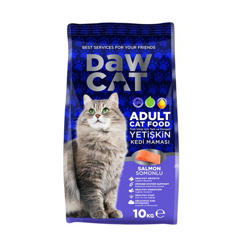 DAWCAT ADULT CAT FOOD SALMON 10KG 