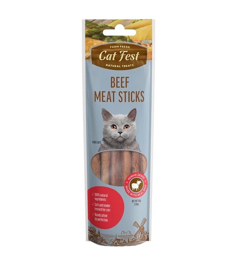 Cat Fest Meat Sticks Beef For CatWeight: 45g 