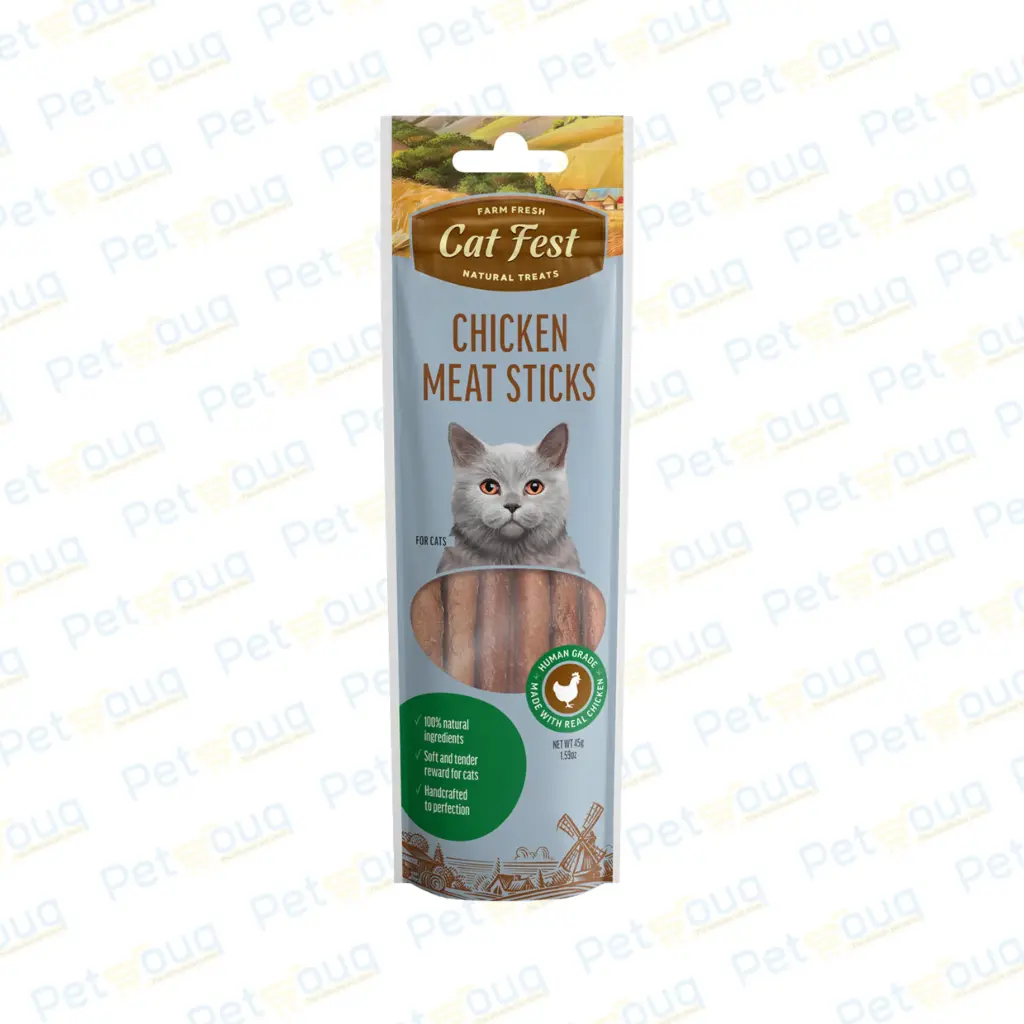 Cat Fest Chicken Meat Sticks Cat Treats - 45g