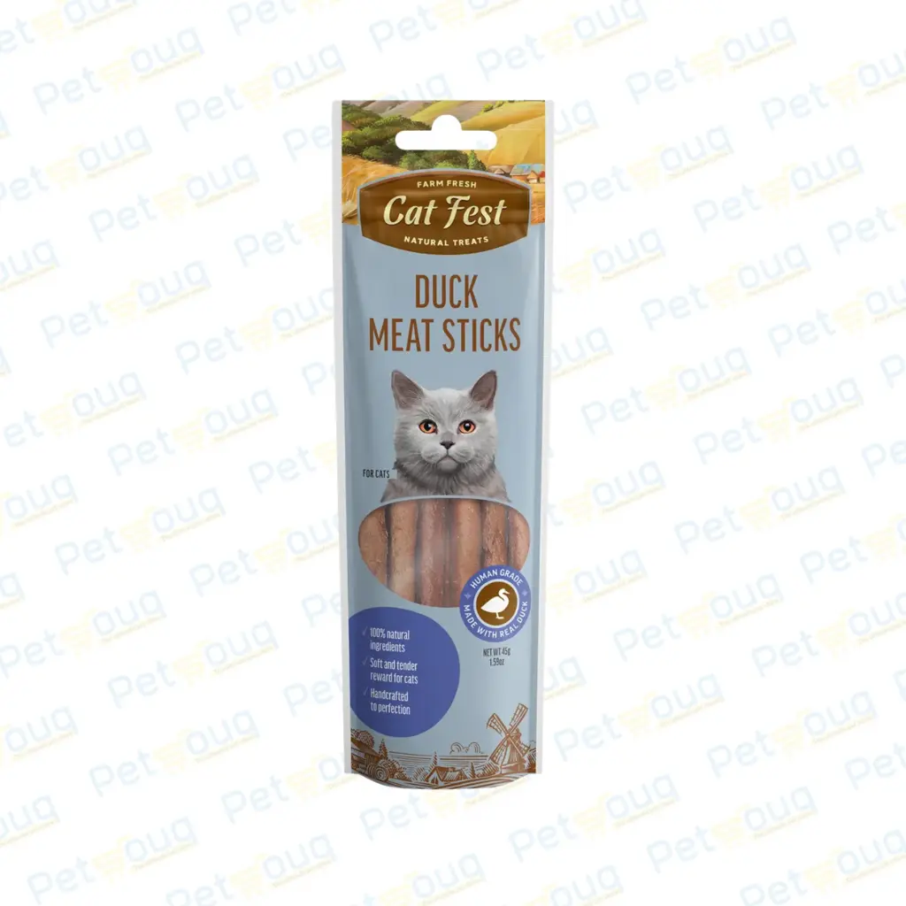 [79711588] Cat Fest Duck Recipe Meat Stick Cat Treats - 45g
