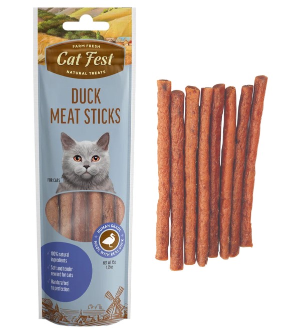 Cat Fest Meat Sticks Duck For CatWeight: 45g 