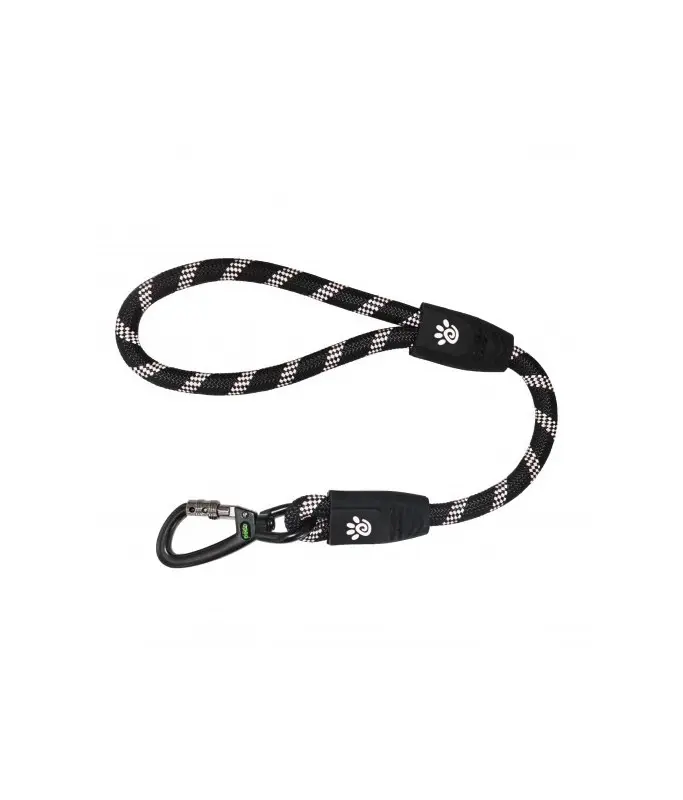 DOCO Reflective Traffic Rope Leash - Click & Lock Snap - 20 inch (Large)-DCROPE5020Color: Black