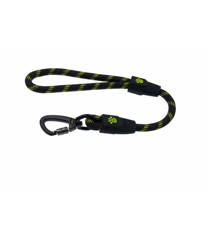 DOCO Reflective Traffic Rope Leash - Click & Lock Snap - 20 inch (Large)-DCROPE5020Color: Lemon