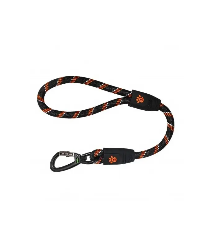 DOCO Reflective Traffic Rope Leash - Click & Lock Snap - 20 inch (Large)-DCROPE5020Color: Orange