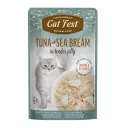 Cat Fest Tender Jelly Tuna With Sea Bream Wet Cat Food Can 70g
