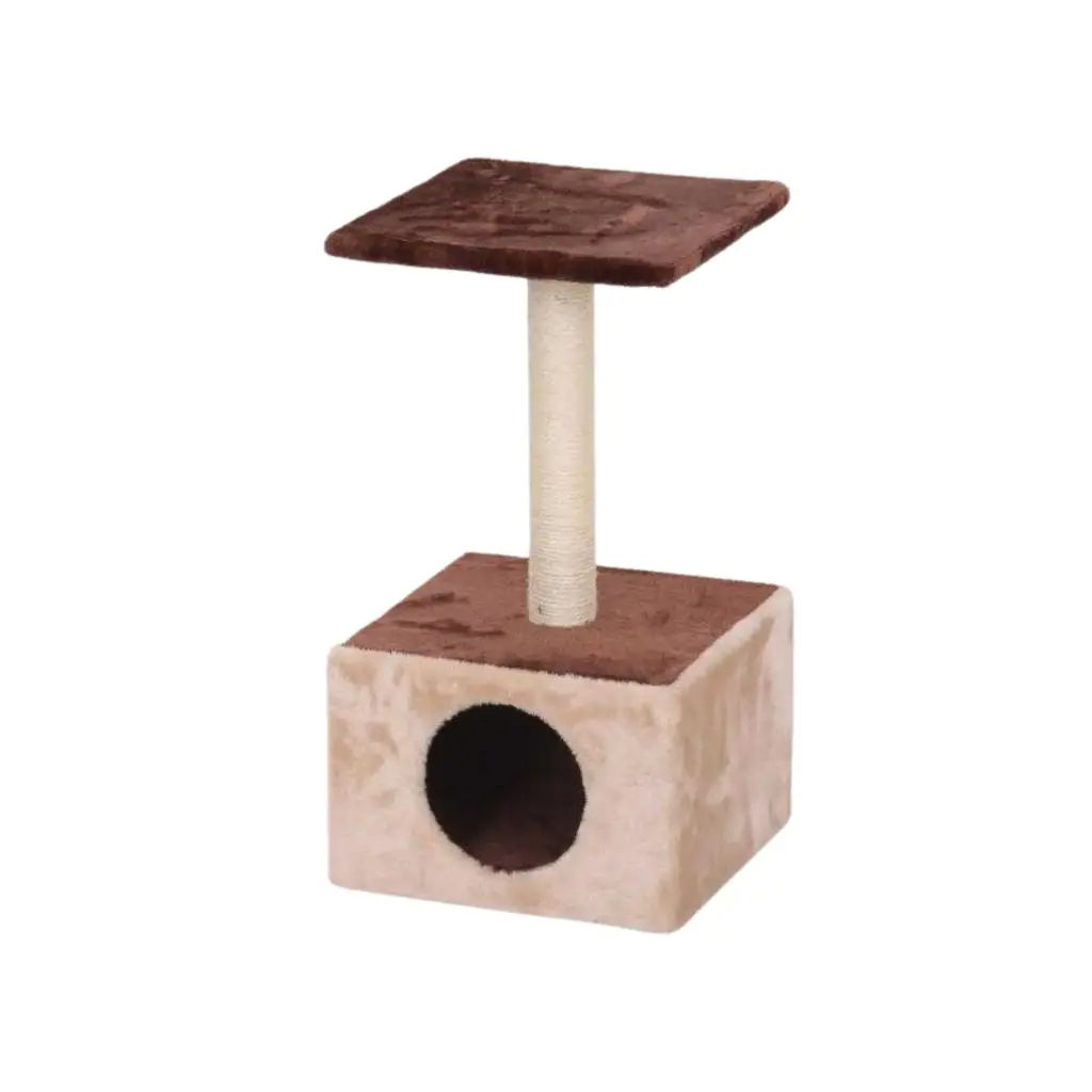[HY6651] Catry Cat Tower With Scratcher 30x30x55cm