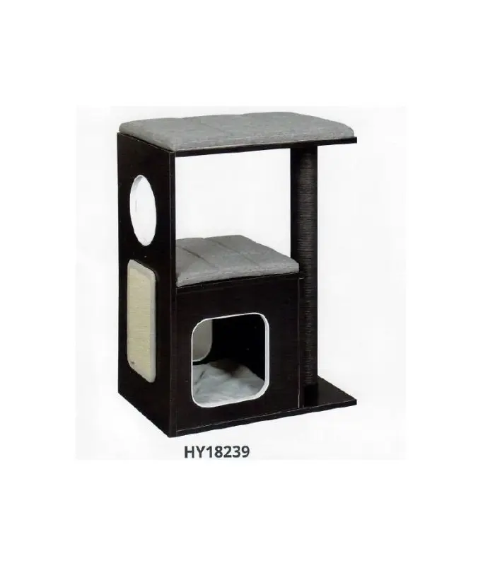 [HY18239] Catry Stylish Vertical Sisal Cat Scratching Post - 62x40x80cm