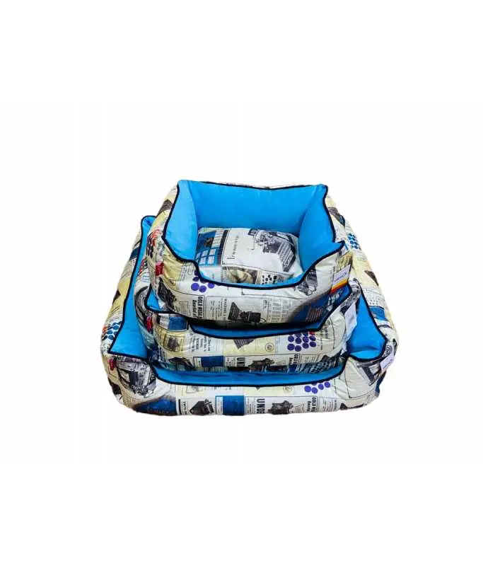[HY00554050-77] Catry Vintage Pet Comfort Cushion Bed - 50x40x18cm