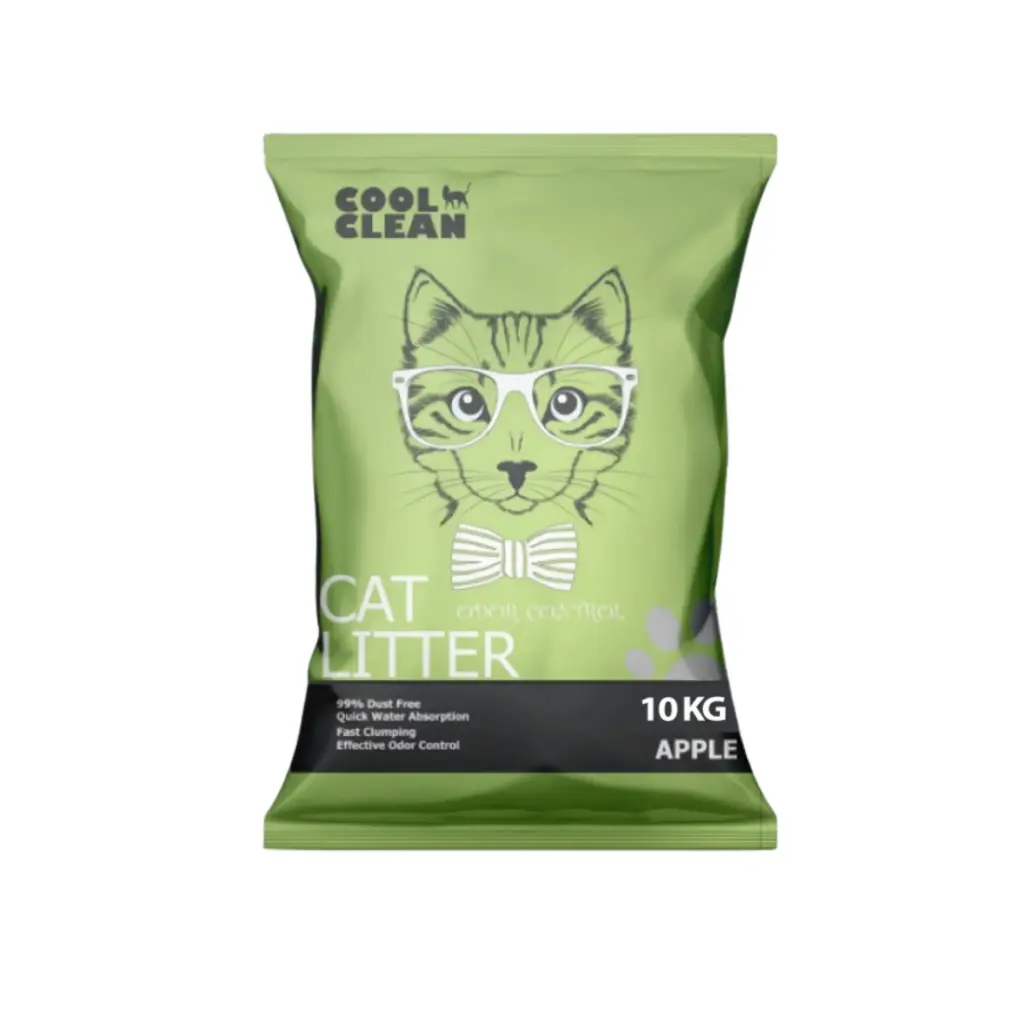 Cool Clean Clumping Cat LitterWeight: 10kg, Fragrance/Flavour: Apple