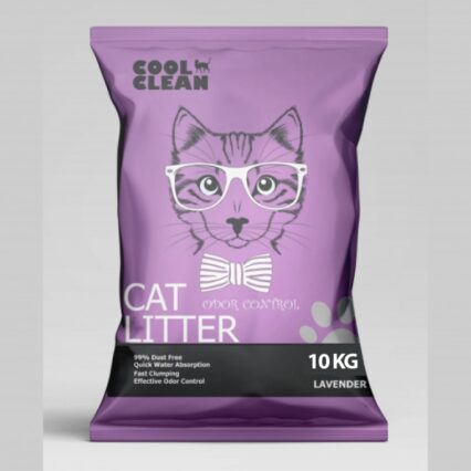 Cool Clean Clumping Cat LitterWeight: 10kg, Fragrance/Flavour: Lavender 