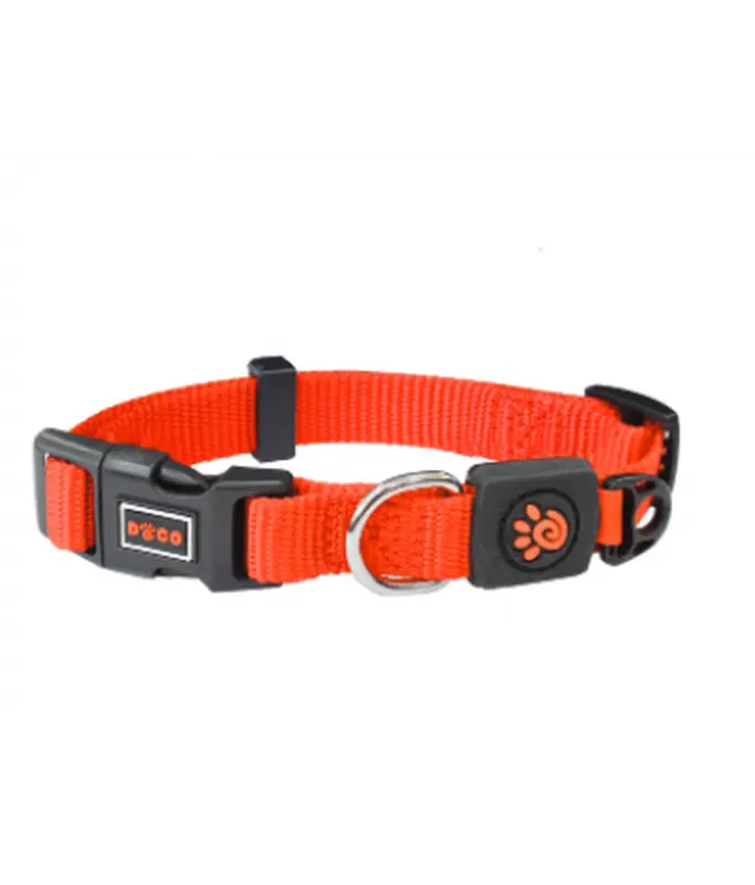 [DCS006-S8L] DOCO Signature O - Ring CollarSizes: L, Color: Safety Orange
