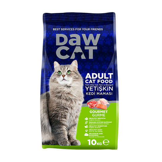 [8698726983640] DawCat Chicken Recipe Adult Dry Cat Food - 10kg