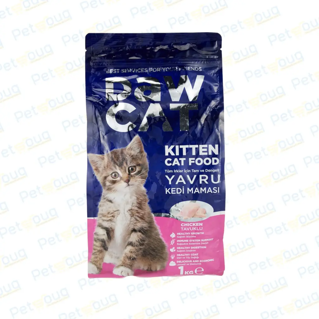 DawCat Nutrient-Rich Healthy Growth Kitten Dry Cat Food - 1kg