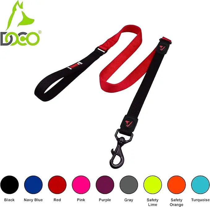 [DCB1148-01L] DOCO 4ft Shock Absorbing BUNGEE Leash - Large (DCB1148)Color: Black, Sizes: L