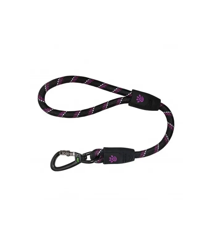DOCO Reflective Traffic Rope Leash - Click & Lock Snap - 20 inch (Large)-DCROPE5020Color: Pink