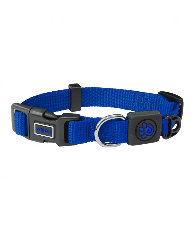 DOCO Signature Nylon Collar (DCSN002)Color: Blue, Sizes: XS