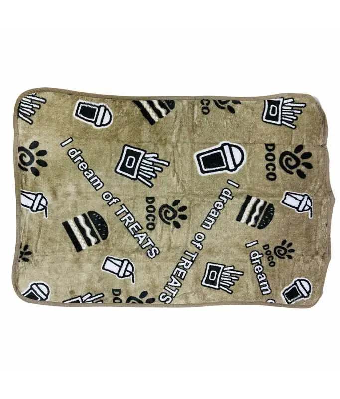 [PB01-M] DOCO Soft Fleece Pet Blanket - 100x70cm