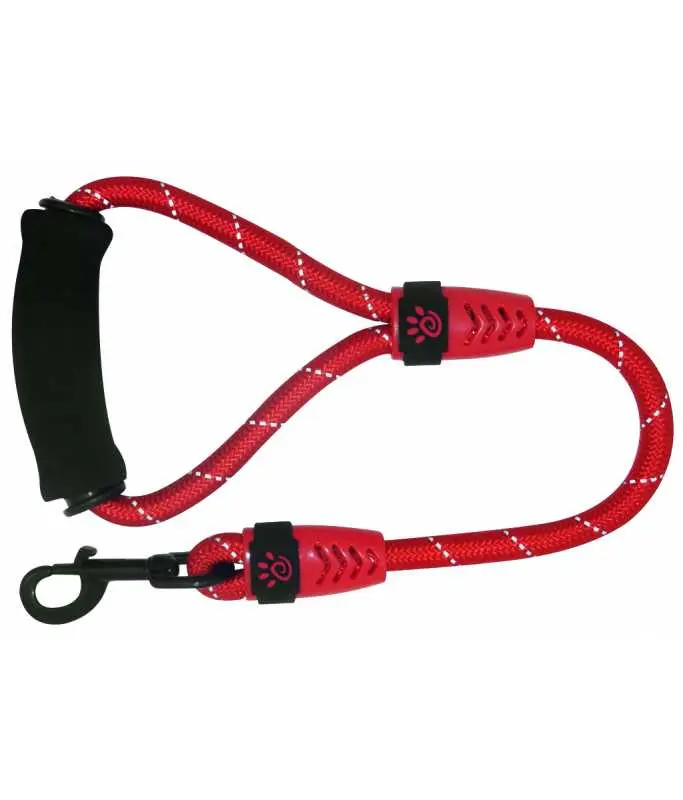 DOCO® 20 Rope Leash W/ ErgoCurve Foam Handle Ver.2 (DCROPE2020)Color: Red, Sizes: L