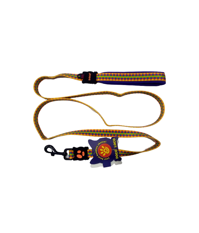 DOCO Loco Lime Street Pattern Dog Leash - 6ft - S