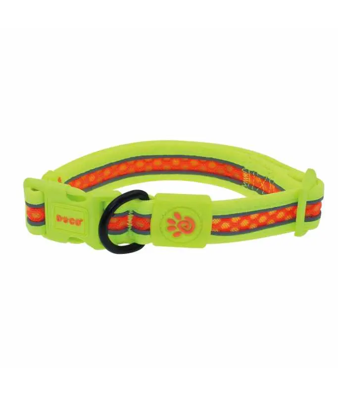 [DCA032-S8M] DOCO® Lunar Mesh Collar (DCA032)Sizes: M, Color: Safety Orange
