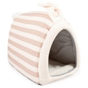 DUVO+ STRIPED RABBIT HOUSE 23x32x30cm