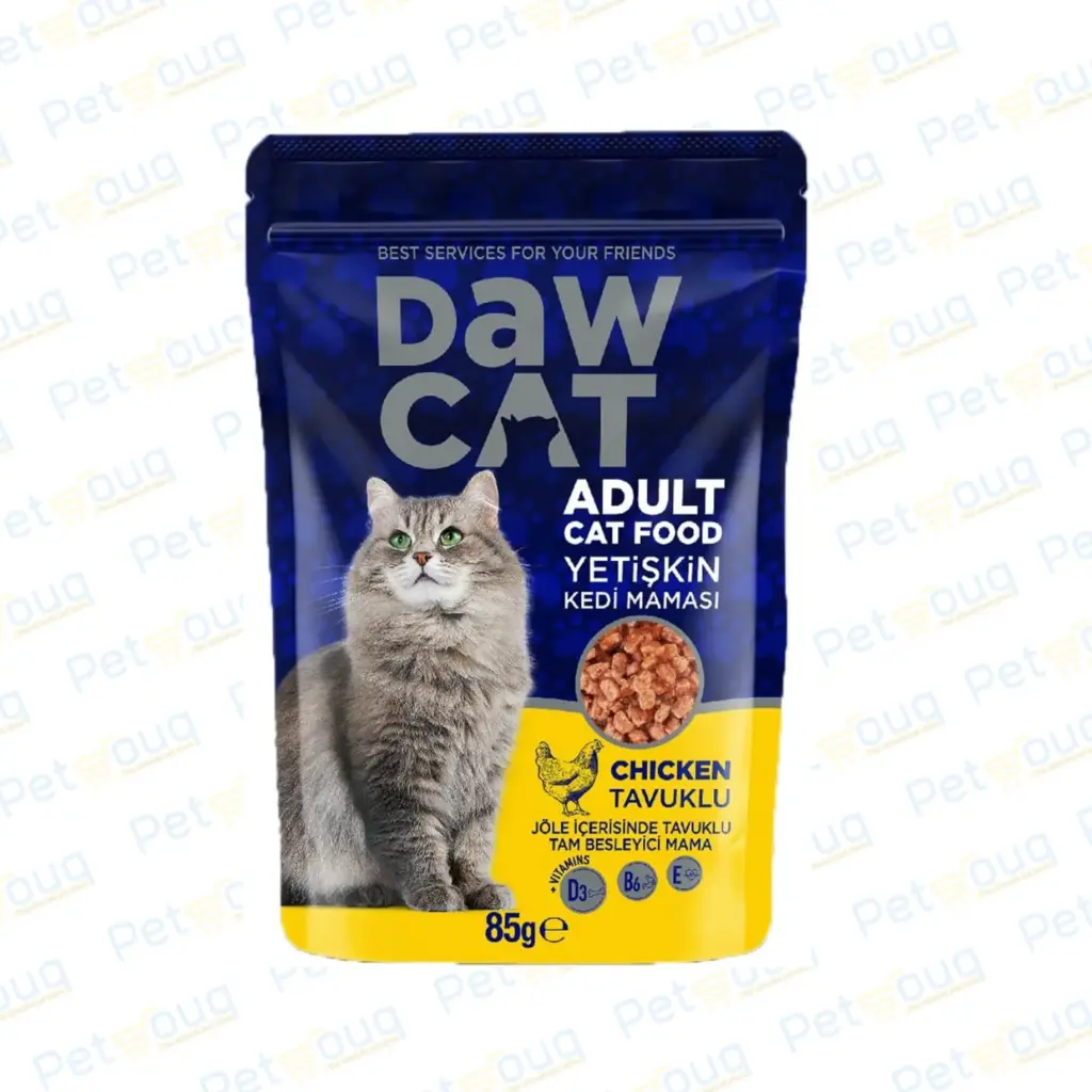 Dawcat Premium Chicken Wet Cat Food Pouch 85g