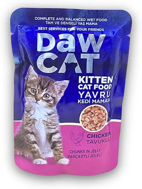 Dawcat Premium Salmon Wet Cat Food Pouch - 85g