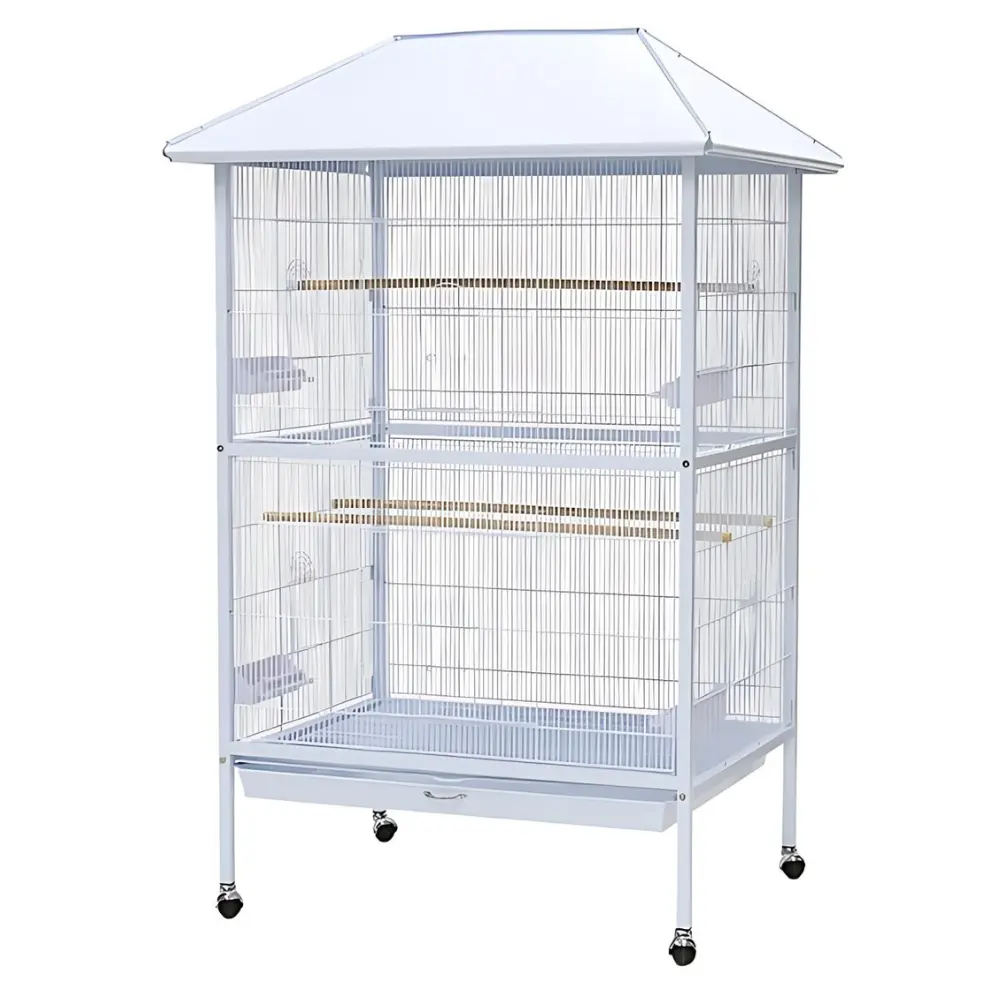 Dayang Bird Cage (A01) - 107 x 88.5 x 170cm-White