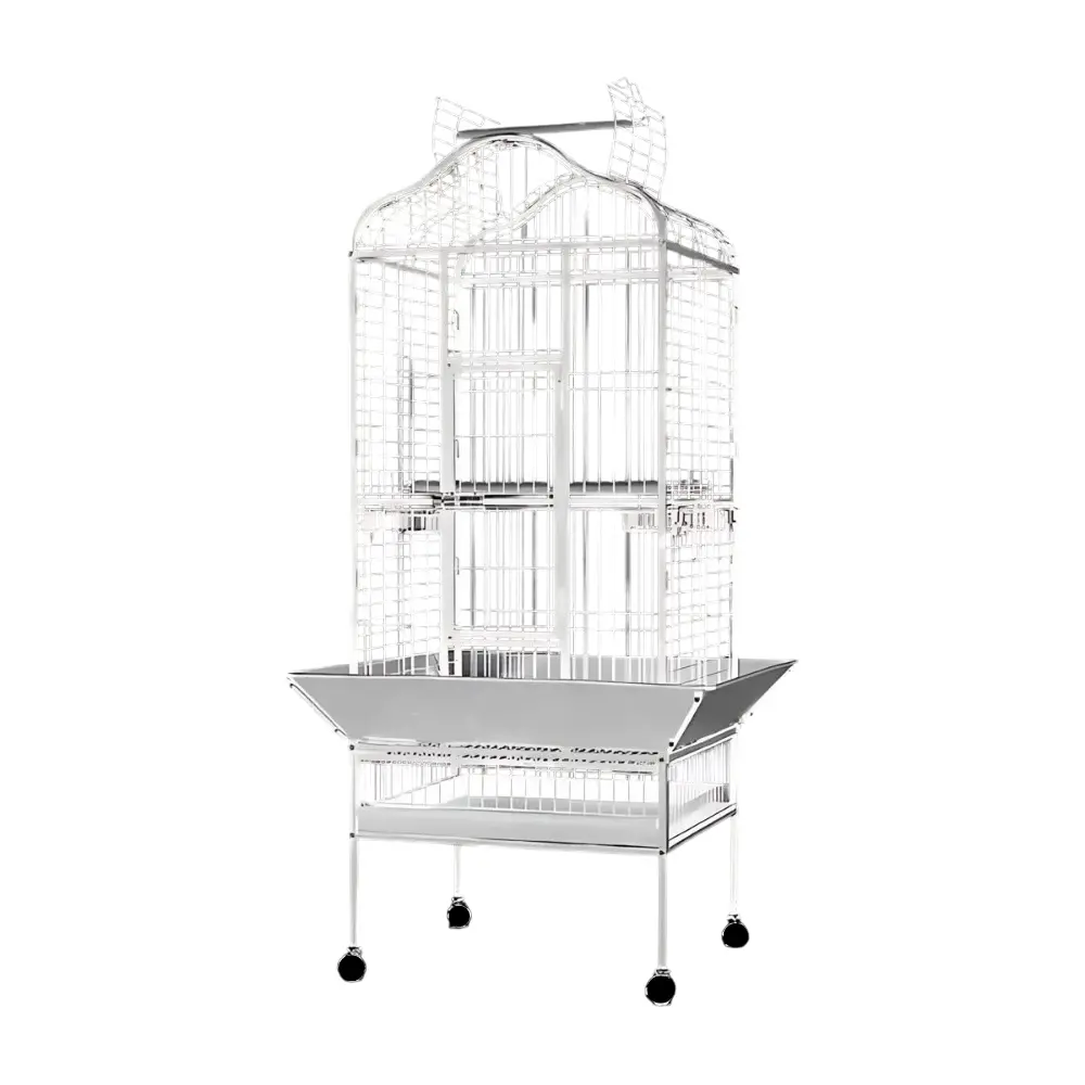 Dayang Bird Cage (A14) - 82.5 x 77.5 x 156cm-White